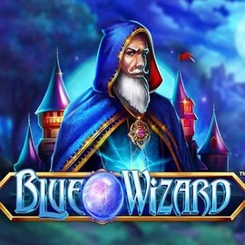 Blue Wizard slot logo by Quickspin at Spinmacho CasinoBlue Wizard
