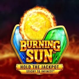 Burning Sun slot logo by Wazdan at Spinmacho CasinoBurning Sun