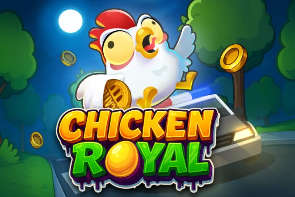 Try Chicken Royal slot by InOut on machospin.eu – logo image