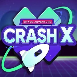 Logo of Crash X from Turbo Games at Spinmacho Casino