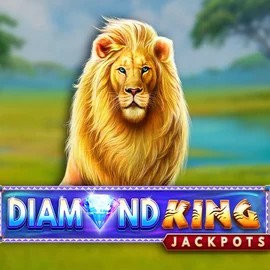 Diamond King Jackpots logo by SpinPlay Games at Spinmacho Casino