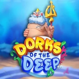 Dorks of the Deep slot logo by Hacksaw Gaming at Spinmacho CasinoDorks of the Deep