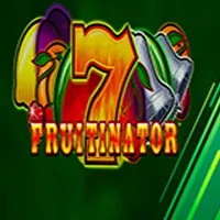 Logo of Fruitinator Jackpot King from Blueprint Gaming at Spinmacho Casino