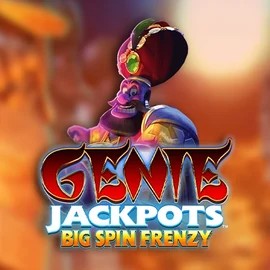 Genie Jackpots: Big Spin Frenzy slot visual from Blueprint Gaming available on machospin.eu