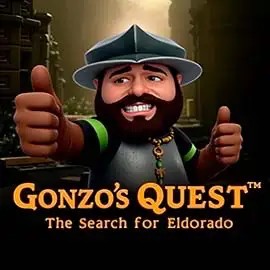 Logo of Gonzo's Quest from NetEnt at Spinmacho Casino