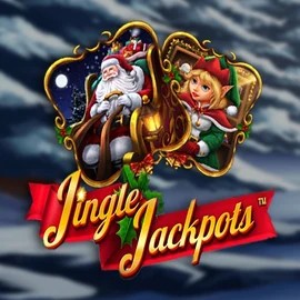 Jingle Jackpots logo by Dragon Gaming at Spinmacho Casino