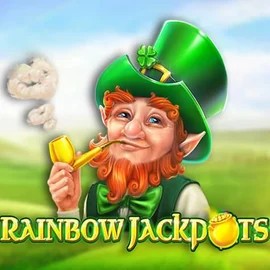 Try Rainbow Jackpots slot by Red Tiger Gaming on machospin.eu – logo image